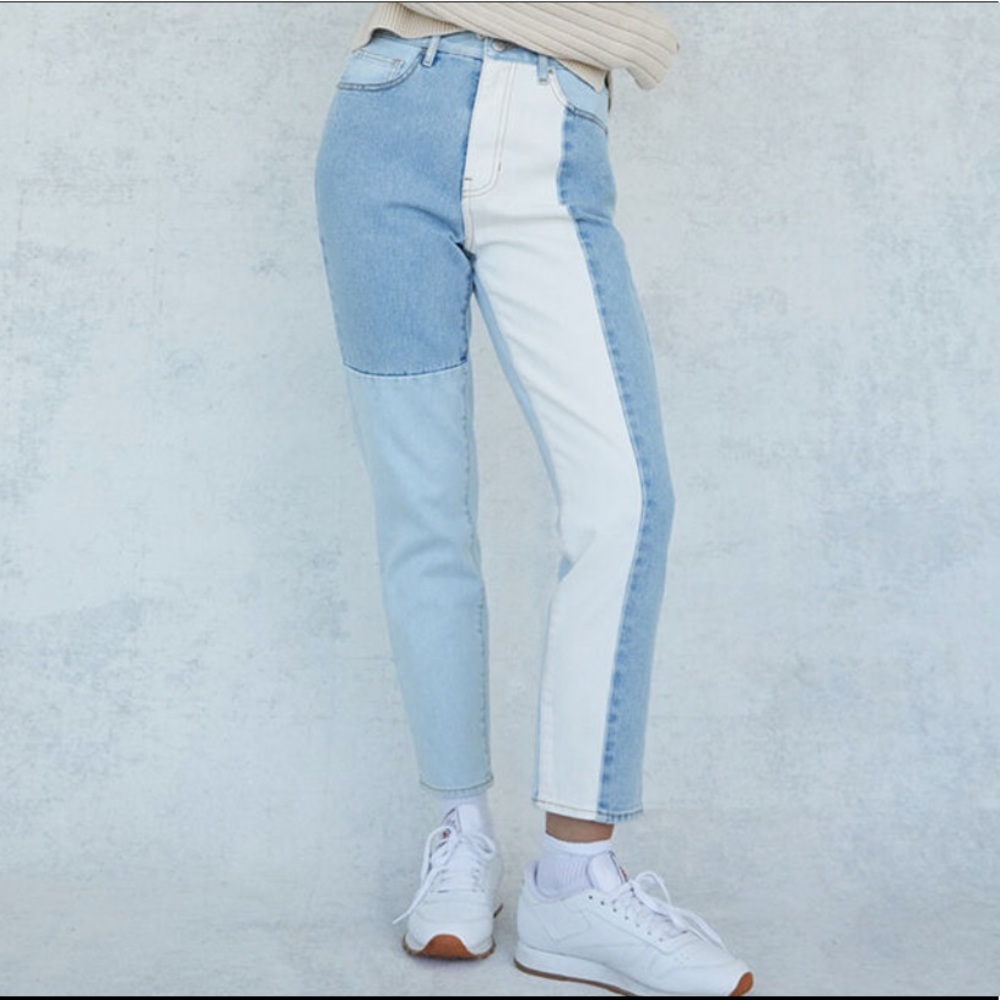 PacSun Patch Mom Jeans (25” inseam)